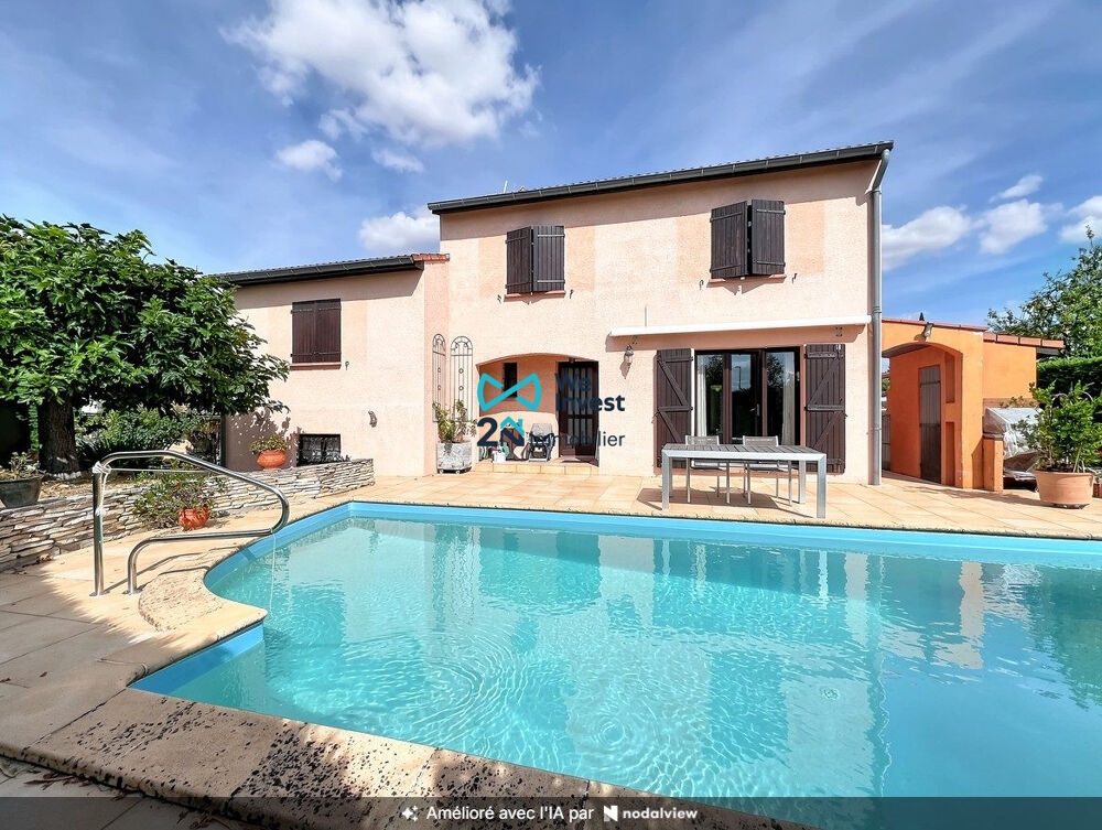 L'Union  Maison familiale avec piscine et vue Pyrénées