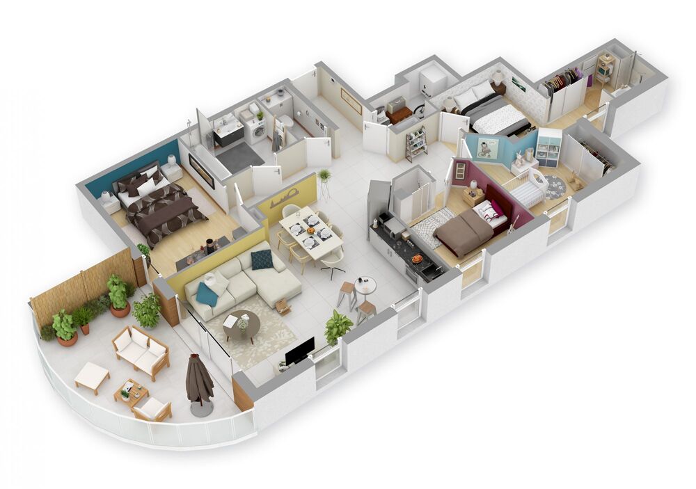 Saint-Baldoph : Superbe appartement 5 pièces en attique