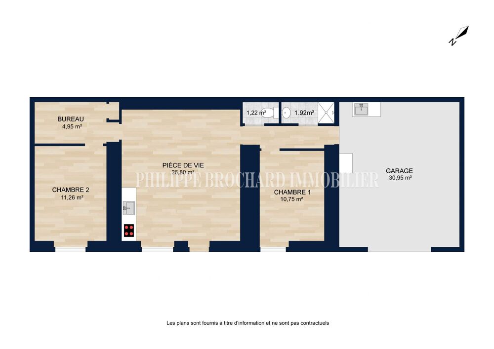 plain pied 2 chambres garage