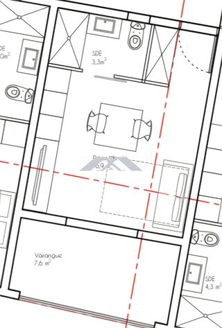  Appartement � vendre 1 pi�ce 21 m�