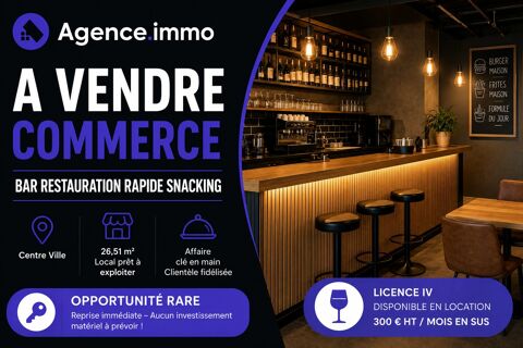 Commerce BAR - Restauration Rapide/Snacking 25000 24000 Périgueux