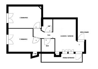  Appartement à vendre 3 pièces 59 m²