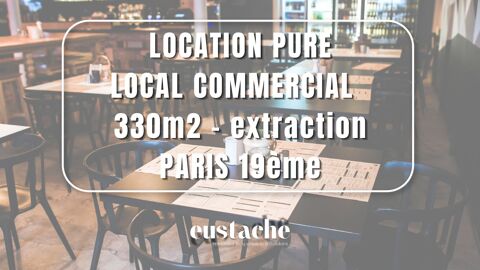 Location Pure - Local 335m2 Paris 19 - Canal de l'Ourcq 12533 75019 Paris