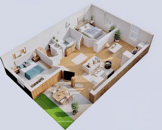  Maison � vendre 3 pi�ces 64 m�