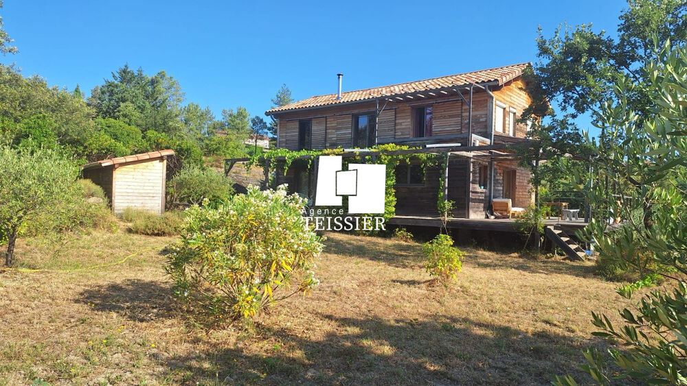 Sud Ardèche : 07460 - BANNE : Maison en bois inspirée de l'h