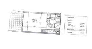  Appartement � vendre 1 pi�ce 26 m�