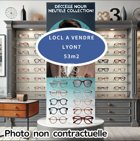 Fonds de commerce-53m2-Lyon7-Magasin d'optique 130000 69007 Lyon