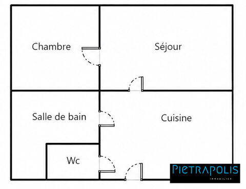  Appartement à vendre 2 pièces 38 m²