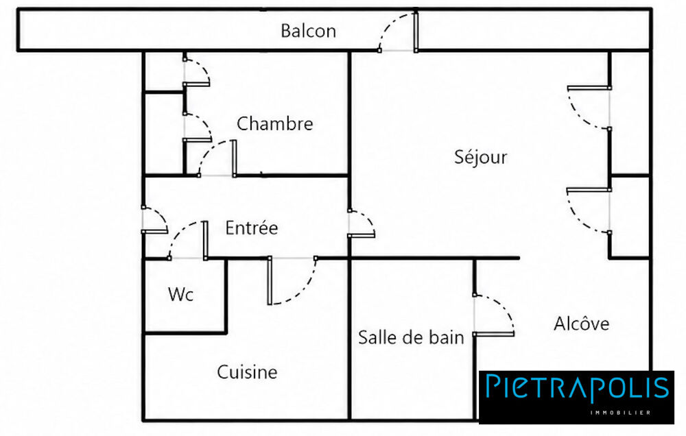 T2 Vendu Loué - Quartier Préfécture Lyon 3