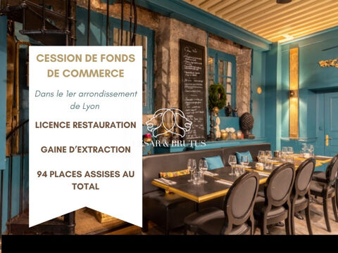 Fonds de commerce &agrave; vendre Lyon 141000 69001 Lyon