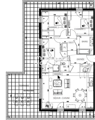  Appartement � vendre 4 pi�ces 86 m�