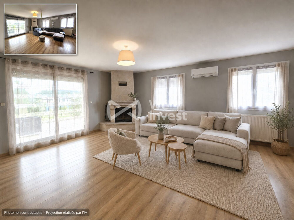 Maison plain-pied de 140m²avec 5 chambre(