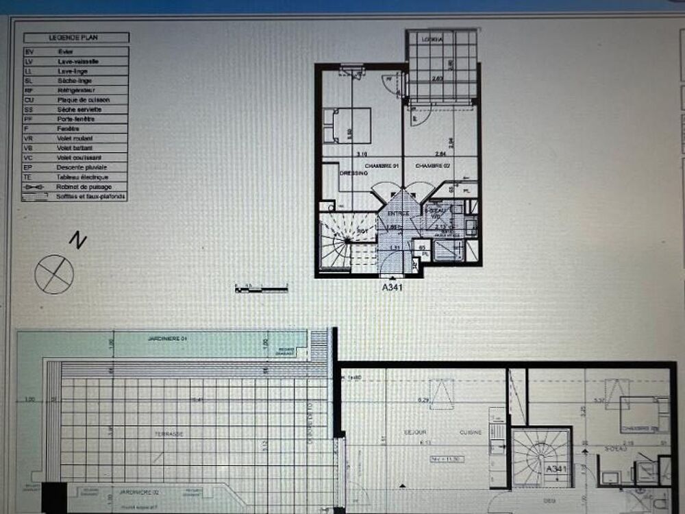 Vente Appartement Duplex T4 de 93 m² en ROOF TOP La ciotat