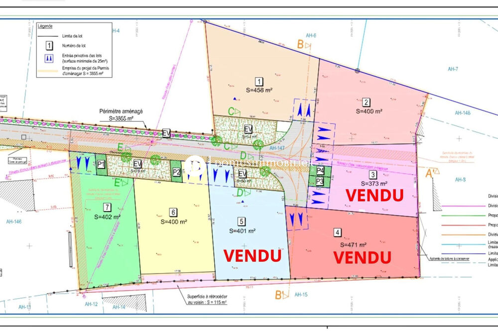 Vente Terrain Terrain viabilisé libre constructeur Châteauneuf-de-gadagne