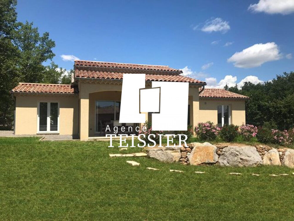 Vente Maison Sud Ardèche : 07120 Ruoms, Villa de standing avec piscine Saint-alban-auriolles