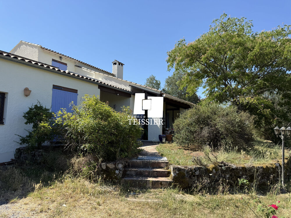 Vente Maison Sud Ardèche : 07260 Rosieres, Villa avec piscine sur 6800 m² Rosières