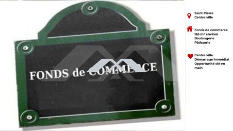 Fonds de commerce Saint Pierre centre-ville 328500 97410 Saint-pierre
