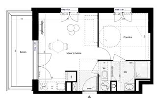  Appartement � vendre 2 pi�ces 38 m�