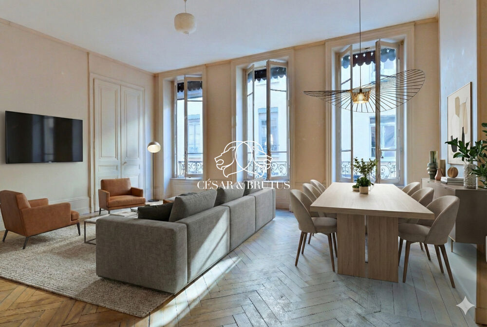 Vente Appartement Lyon 2 - Ainay - 181.75 m² - 5 chambres Lyon 2