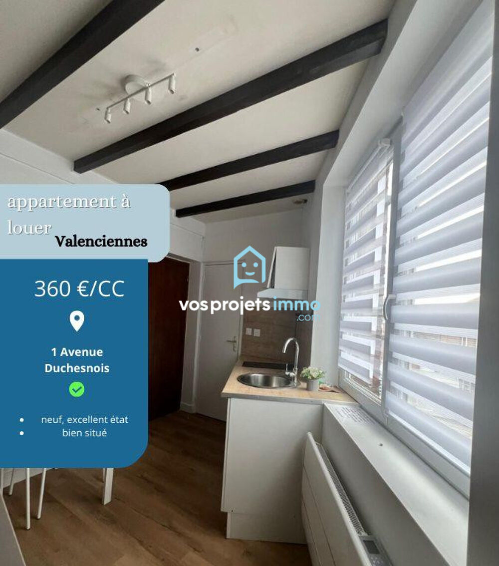 Studio au 1er étage rénové