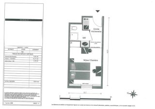  Appartement à vendre 1 pièce 20 m²
