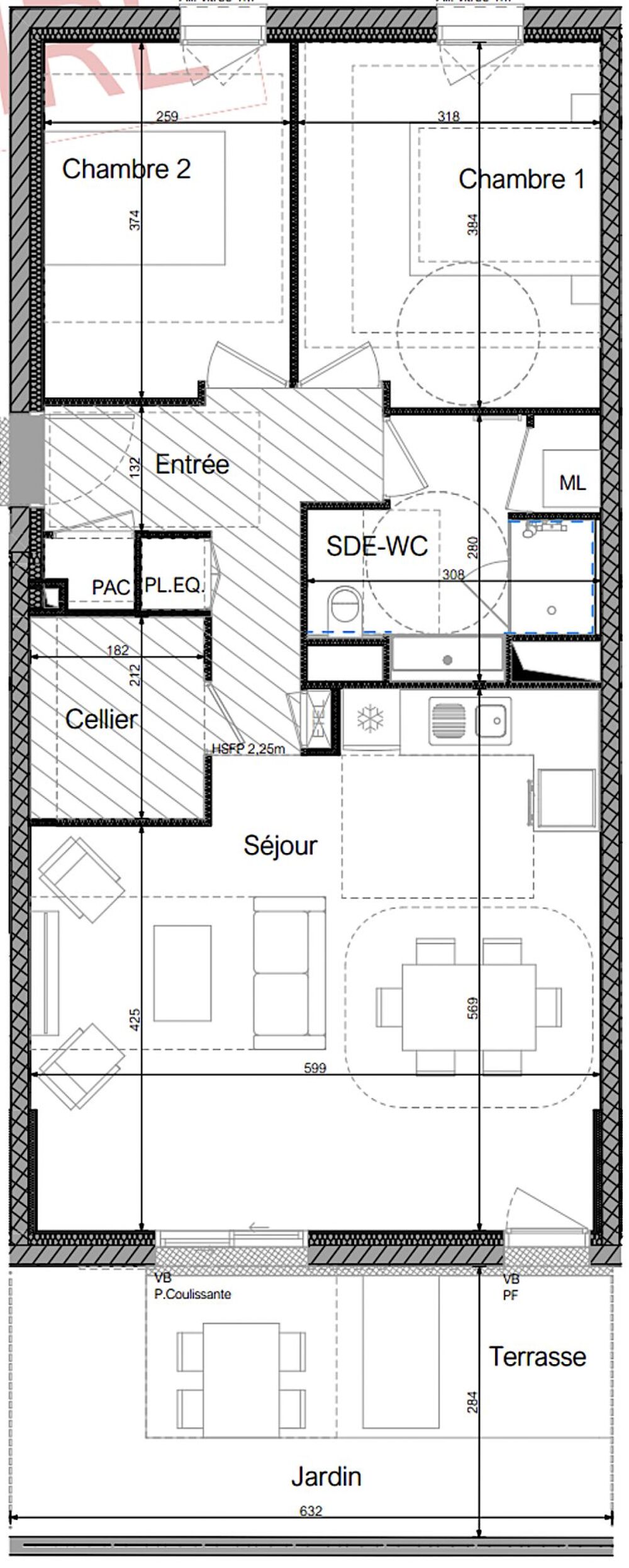 Vente Appartement Grand T3 avec jardin Ch�telaillon-plage