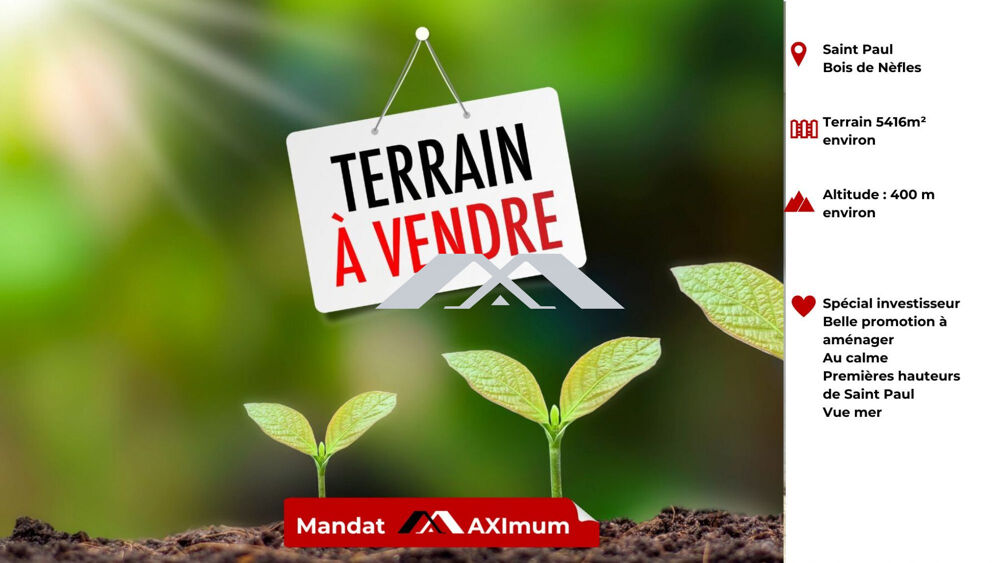 Vente Terrain TERRAIN CONDSTRUCTIBLE Saint-paul