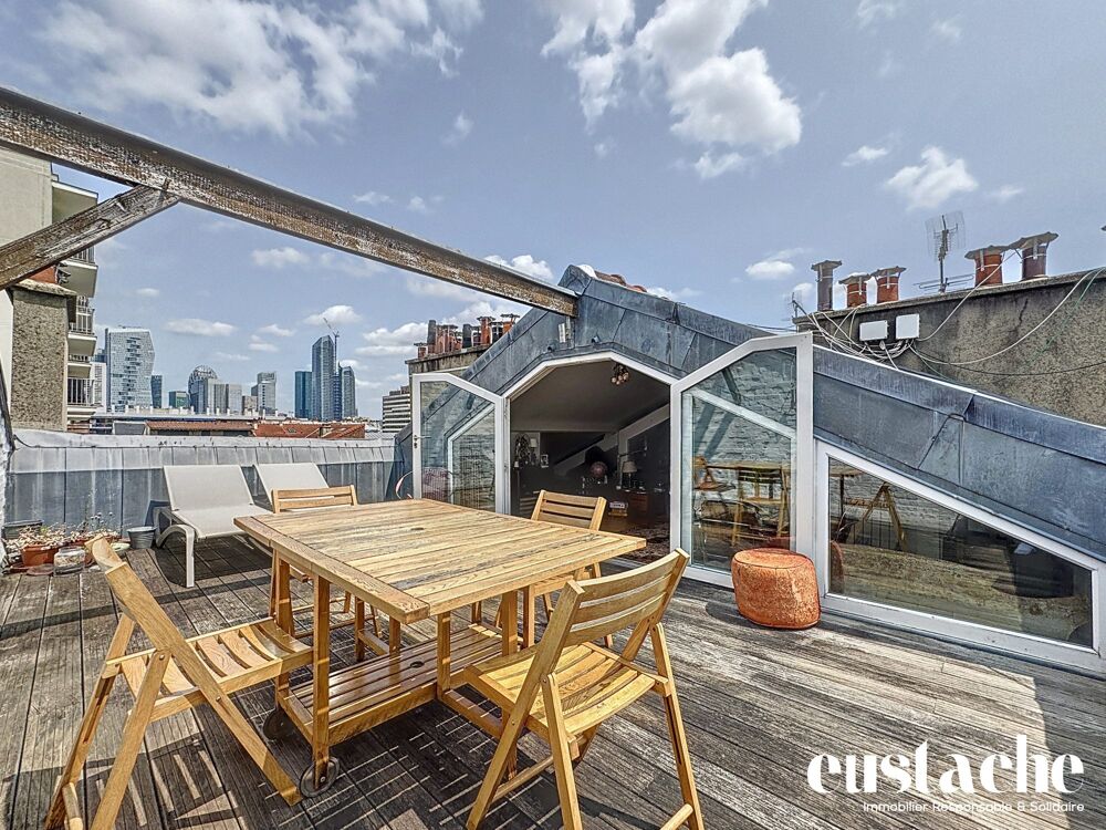 Superbe Duplex en dernier étage avec terrasse et balcon, lumine