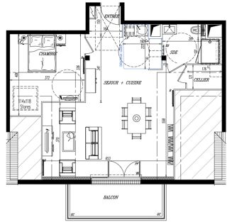  Appartement � vendre 2 pi�ces 58 m�