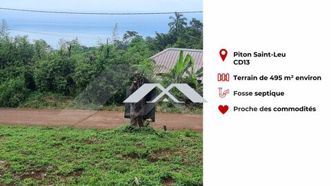 Terrain 495 m&sup2; Piton Saint Leu 171000 97424 Saint-leu