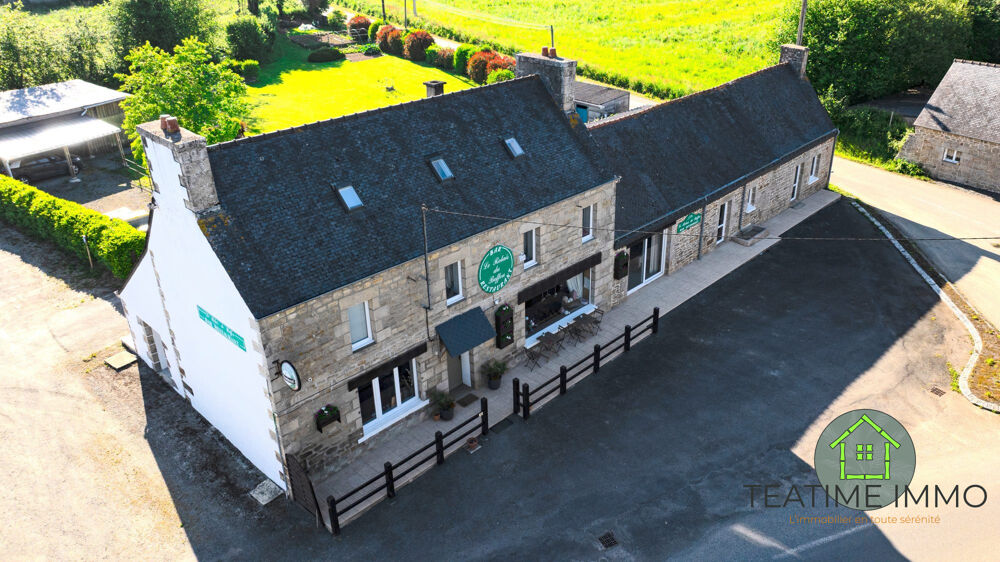 Vente Maison Murs et fond appartement et restaurant, terrain et hangar Loguivy-plougras