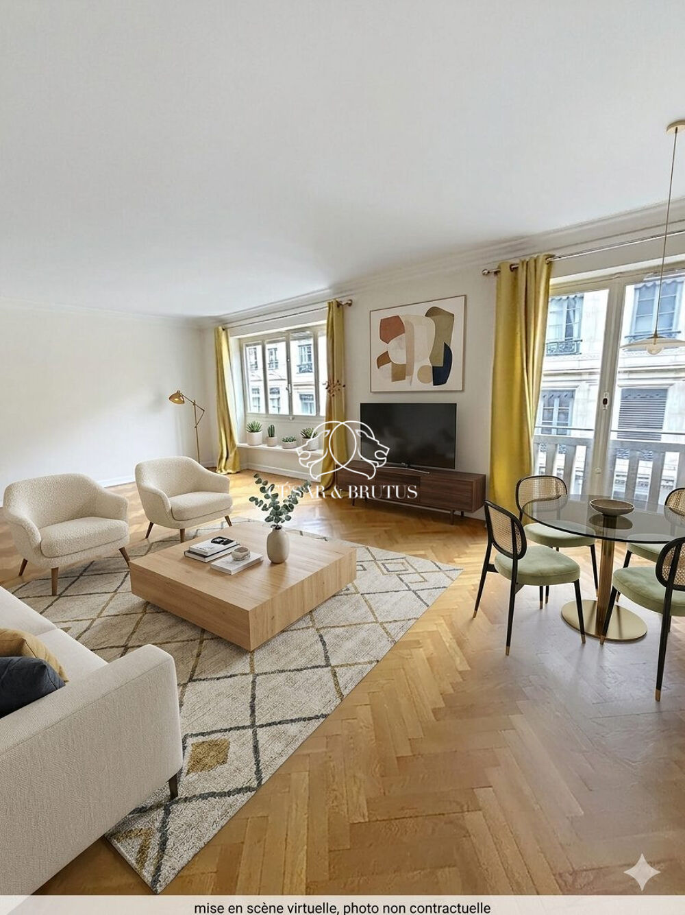 Lyon 2  À deux pas de la Place Bellecour  Appartement de