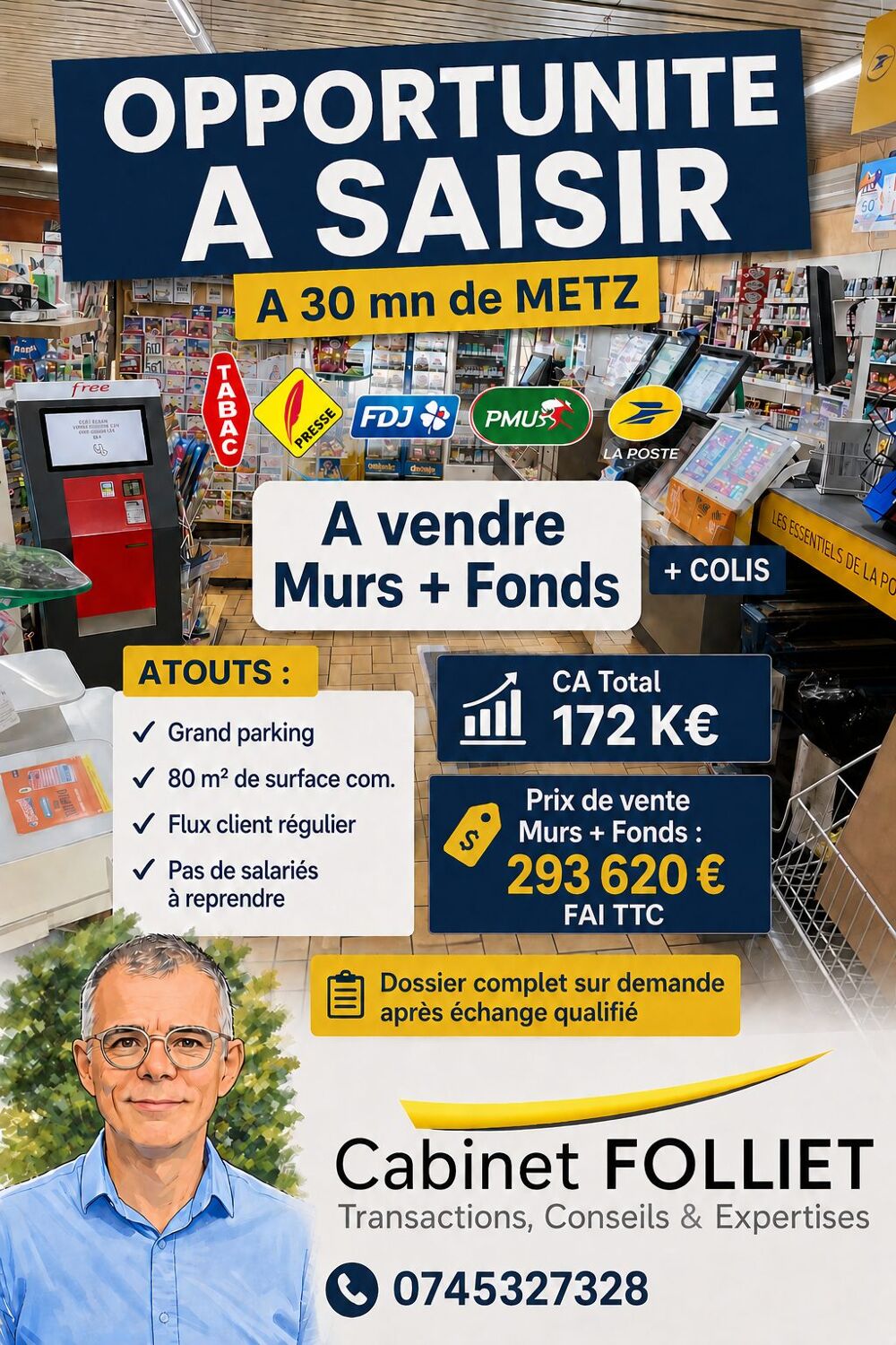   Fonds de commerce à vendre Thionville 