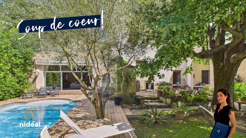 Vente Maison Maison de Maître avec 4 appartements – Jardin et Dépendances Sommières