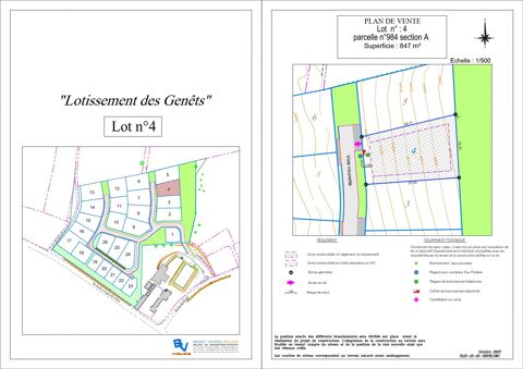 Terrain constructible 20 minutes Limoges 52090 87400 La geneytouse