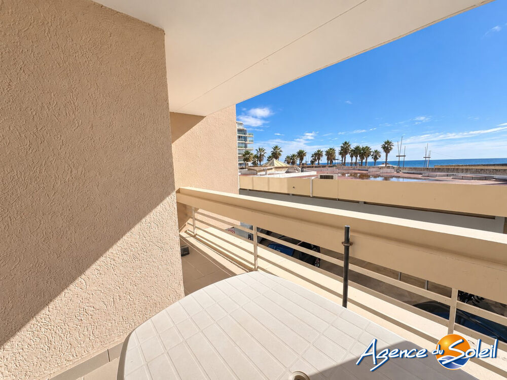 Vente Appartement Beau T2 cabine avec terrasse vue mer Canet-en-roussillon
