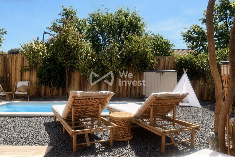 Mèze  Maison familiale 5p. 95m², piscine, double terrasse,