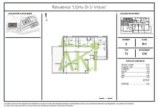  Appartement à vendre 3 pièces 68 m²