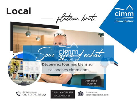 A VENDRE SALLANCHES (74700) LOCAL de 174m2 env. EN PLATEAU BRUT 320000 74700 Sallanches