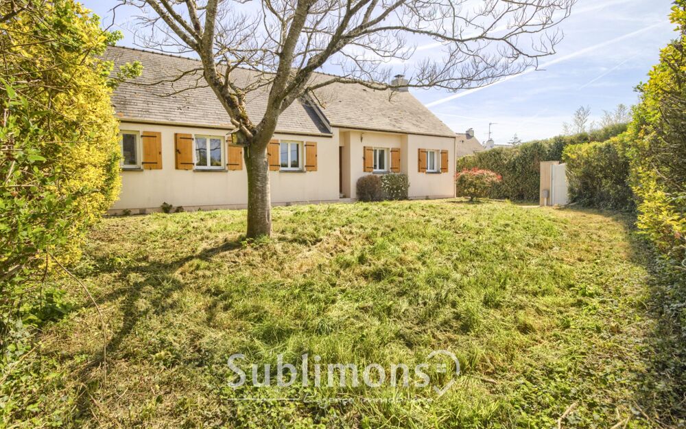 ? Maison de plain-pied 4 chambres  Terrain de 2 000 m² 