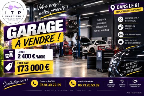   BEAU GARAGE AUTOMOBILE DANS LA PÉRIPHÉRIE D'ATHIS-MONS (91) 