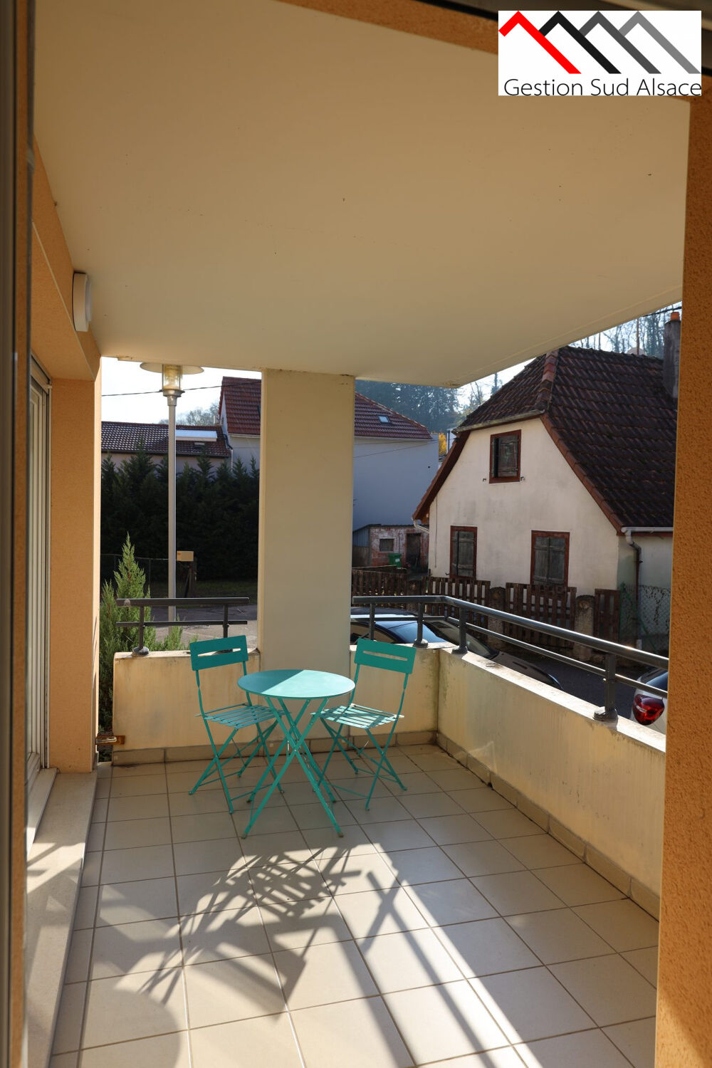 F2 meublé avec terrasse et garage à Bartenheim !