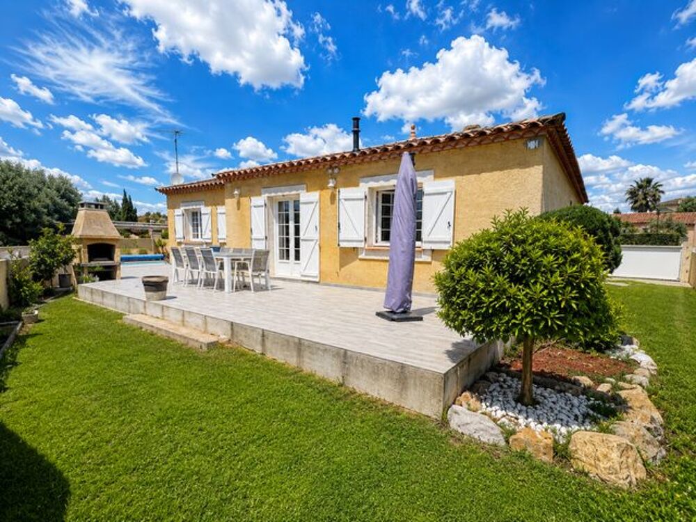 Vente Maison MAGNIFIQUE MAISON 4 FACES INDIVIDUELLE AVEC GARAGE ET PISCINE Loupian