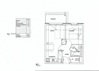  Appartement � vendre 1 pi�ce 30 m�