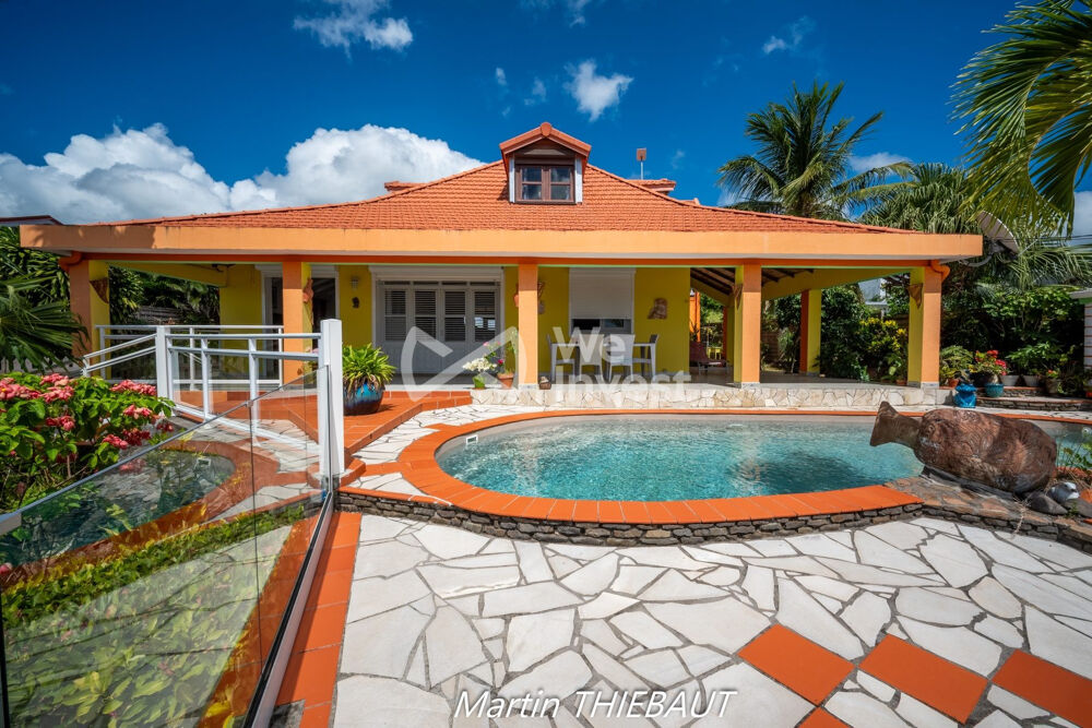 Villa avec vue mer et piscine au Diamant