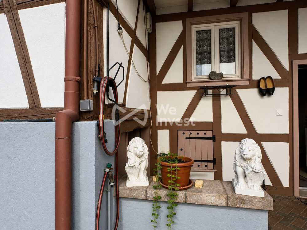 Niedernai  Authentique maison alsacienne avec grange de 400 m