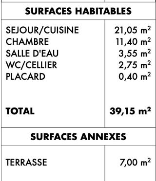  Maison à vendre 2 pièces 39 m²