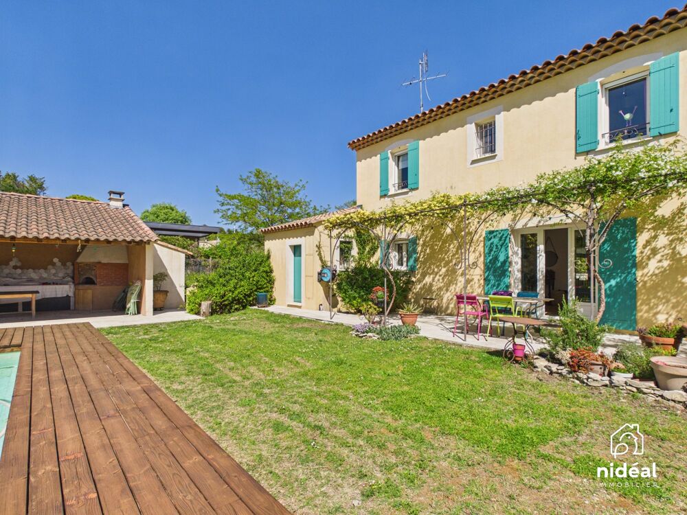 Vente Maison Bastide 4 chambres, piscine, terrain clos Congénies