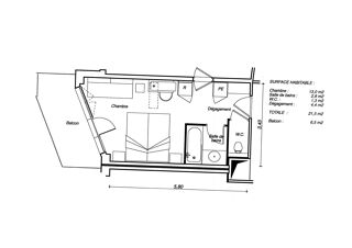  Appartement à vendre 1 pièce 22 m²
