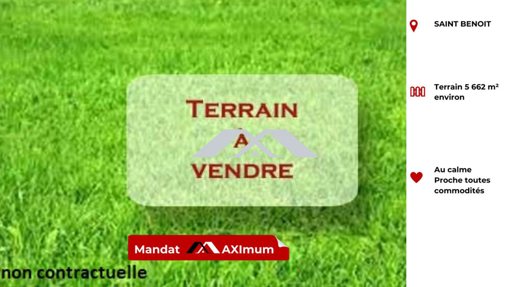 Vente Terrain Terrain 5 662m² - Bourbier-les-bas Saint-benoît